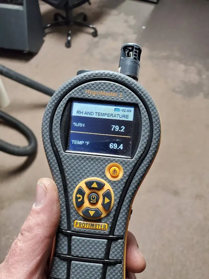 Moisture meter humidity assessment for Mold Remediation & Removal in Burrillville